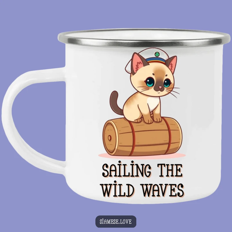 Funny Kawaii Cat Camping Mug: Sailor Sailor Cat, Perfect Nautical Gift