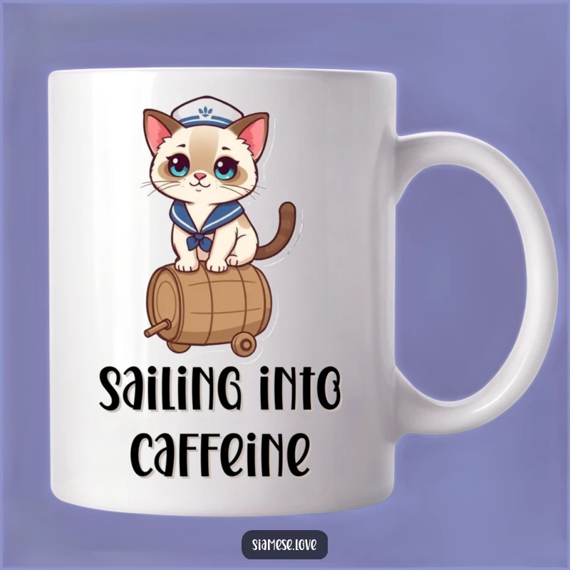 Funny Kawaii Cat Mug: Sailor Balance Act, Perfect Hilarious Gift