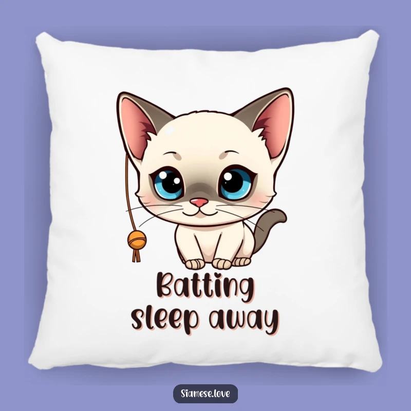 Funny Siamese Cat Pillow: Cuddle Up with Kawaii Feline Fun