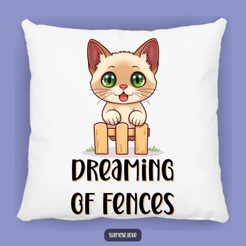 Funny Siamese Cat Pillow - Soft Surprise Cushion for a Laugh