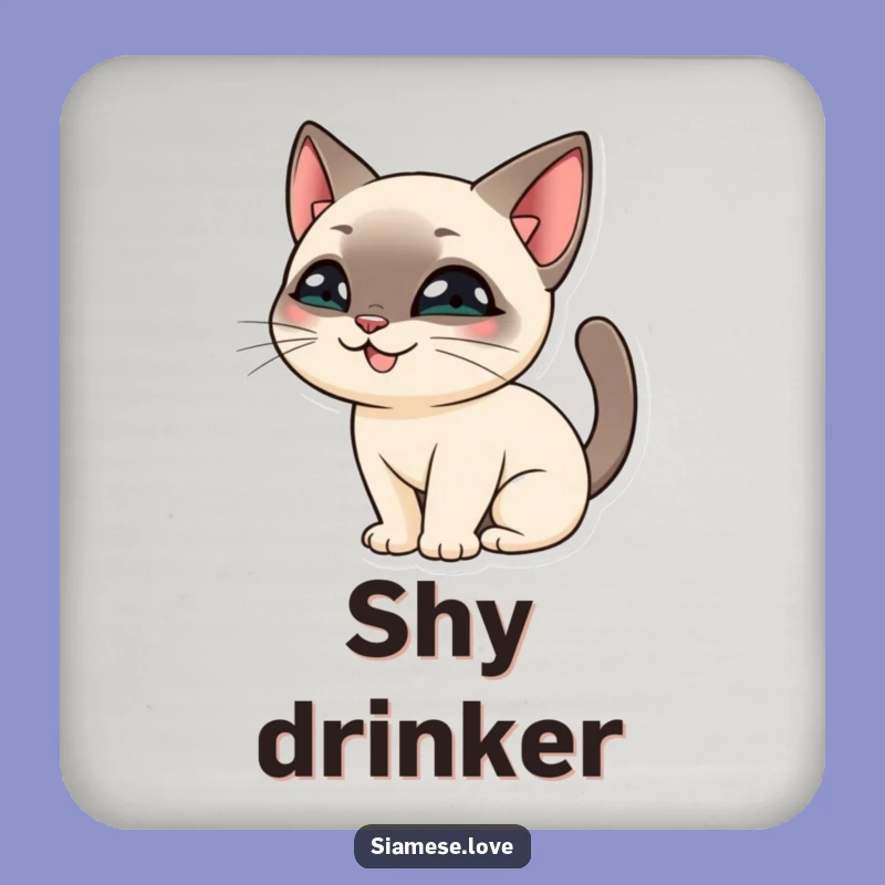 Funny Siamese Cat Tail Coasters: Protect Tables with Feline Cuteness