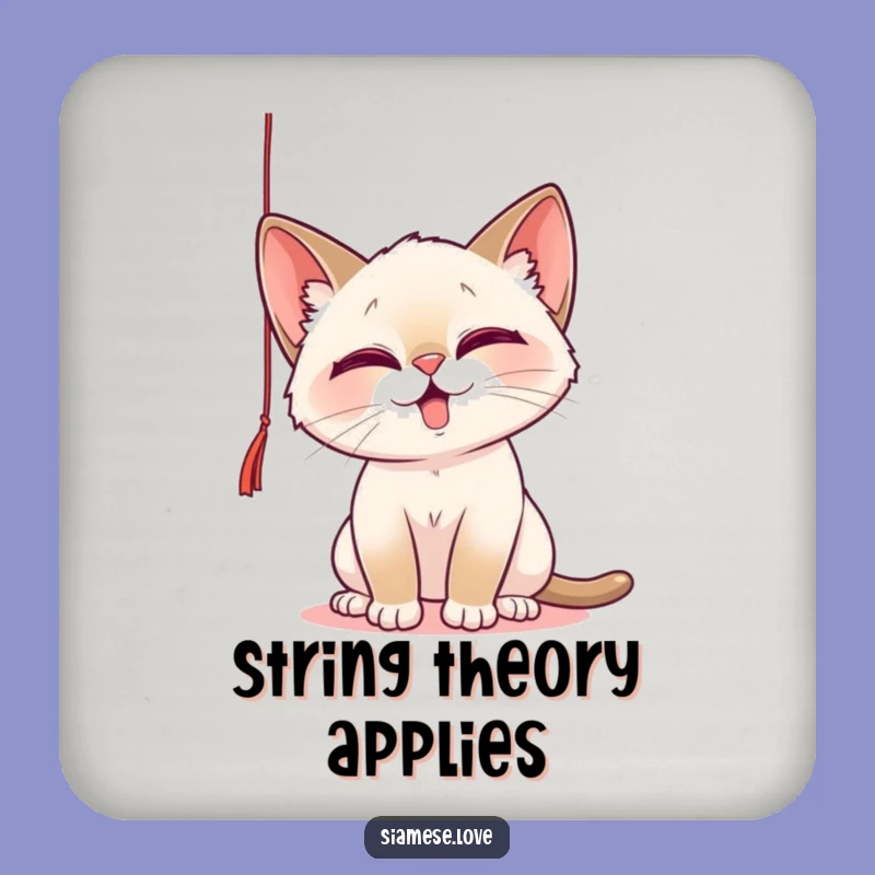 Funny Mischief Cat Drink Coaster: Playful Protection for Surfaces