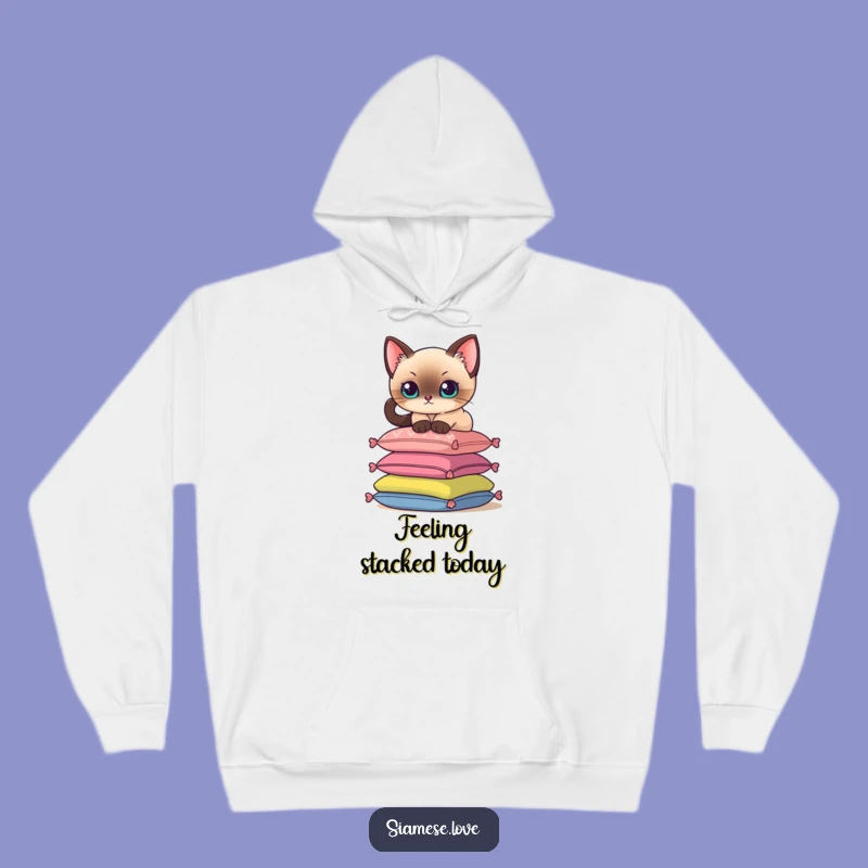 Funny Siamese Cat Hoodie: Cozy Comfort, Hilarious Feline Style, Gift Idea