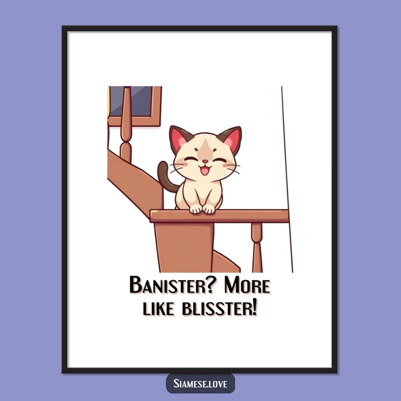 Free Printable Cat Wall Art: Playful Slide Downloadable Decor