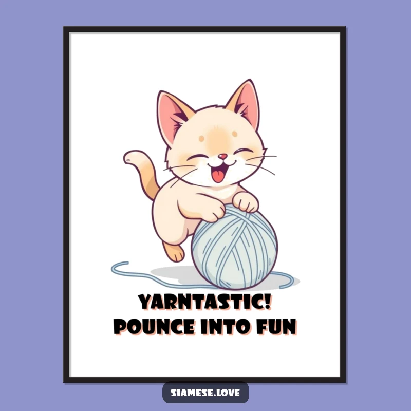Free Printable Cat Wall Art: Playful Pounce Downloadable Decor