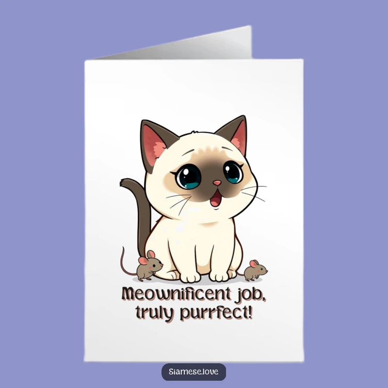 Free Printable Congrats Card: Shocked Kawaii Cat Amazed Reaction Funny Downloadable Gift