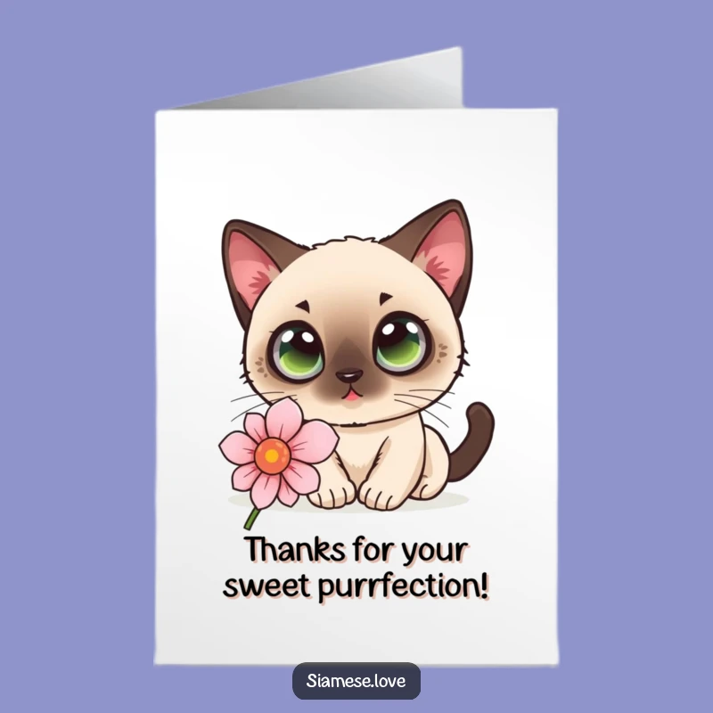 Free Printable Thank You Card: Curious Cat, Sweet Downloadable Gratitude!