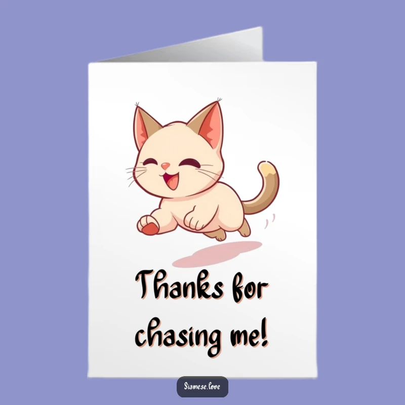 Free Printable Thank You Card: Dizzy Siamese Cat, Your Funny Downloadable Gift!