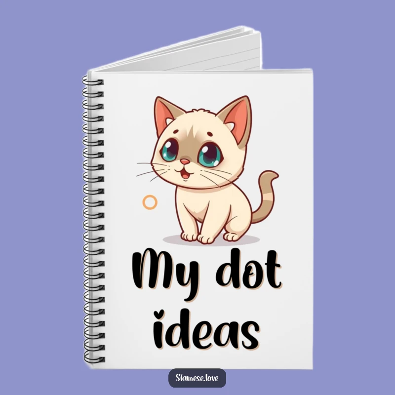 Funny Siamese Cat Laser Notebook: Jot Down Ideas with Focus, Fun Gift
