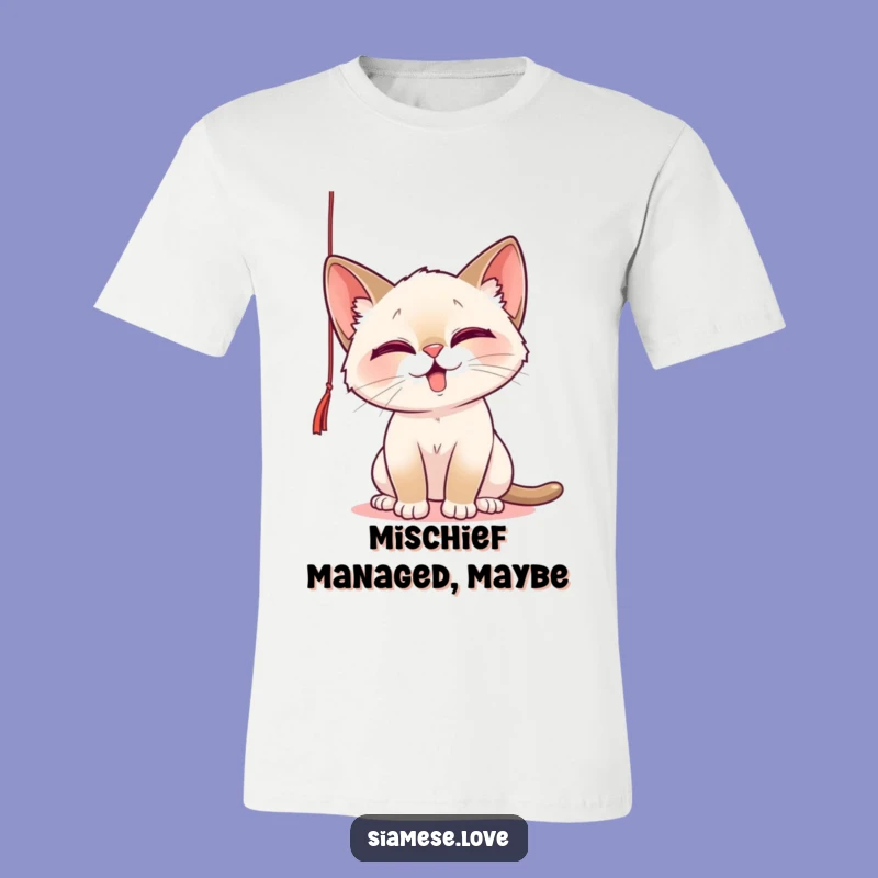Funny Mischief Cat T-Shirt: Playful Batting Action Tee, Hilarious Gift