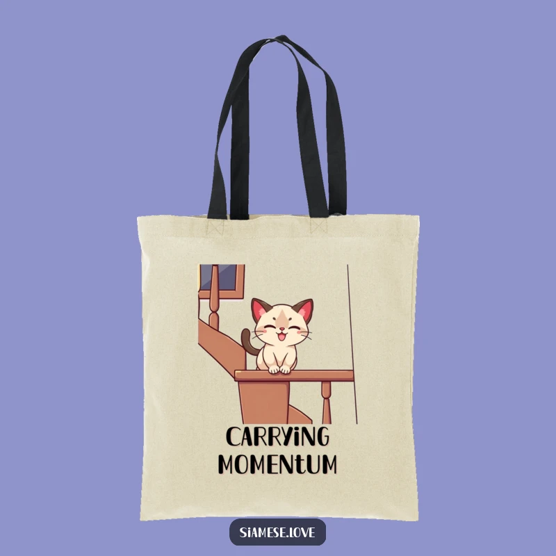 Funny Siamese Cat Banister Bag: Carry Your Playfulness Anywhere